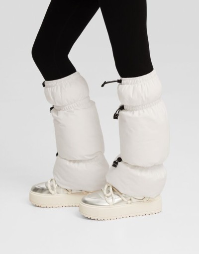 Bershka Ayarlanabilir Çorap – Ski Collection Kadın Beyaz