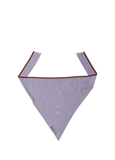 Jacquemus Kadın Mor Logo Detaylı Bandana