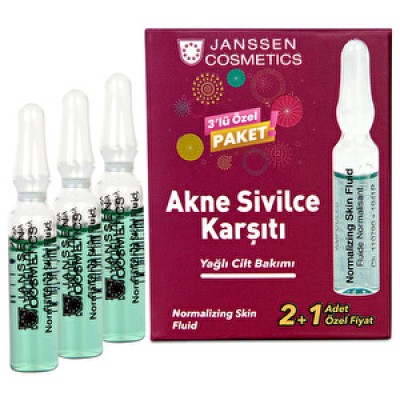 Janssen Cosmetics Akne Karşıtı Yağlı Cilt Ampulü 3 Lü