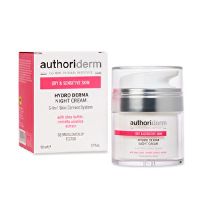 Authoriderm Kuru  Hassas Ciltler İçin Gece Kremi 50 Ml