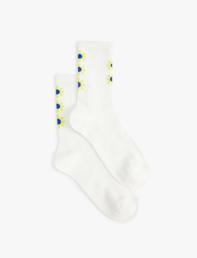 Koton Kadın Çiçekli Soket Çorap Desenli