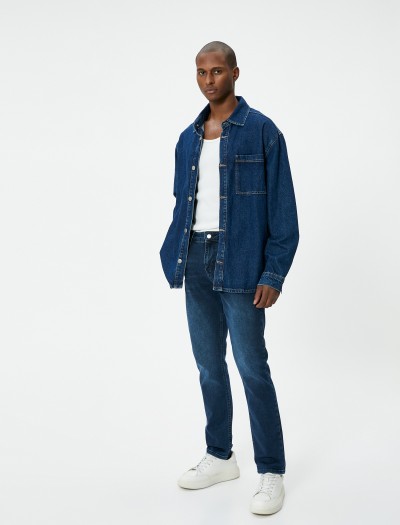 Koton Erkek Brad Jeans – Slim Fit Jean