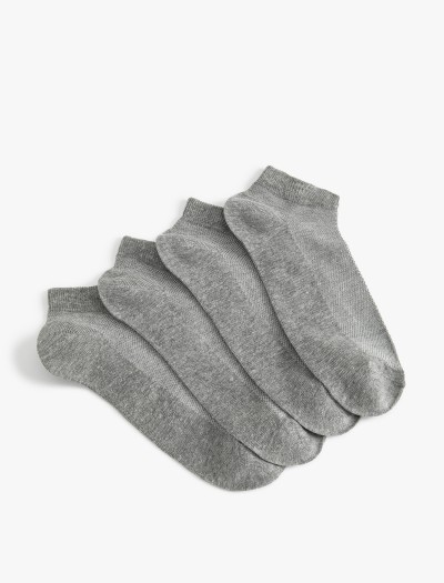 Koton Erkek Basic 4’lü Patik Çorap Seti