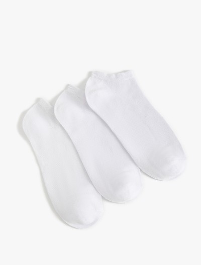 Koton Erkek Basic 3’lü Patik Çorap Seti