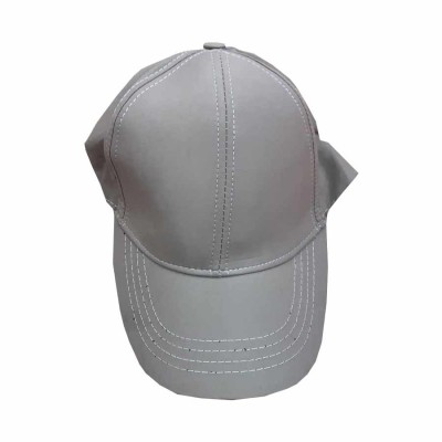 Unisex Kumaş Ve Micro Kep Şapka Bej