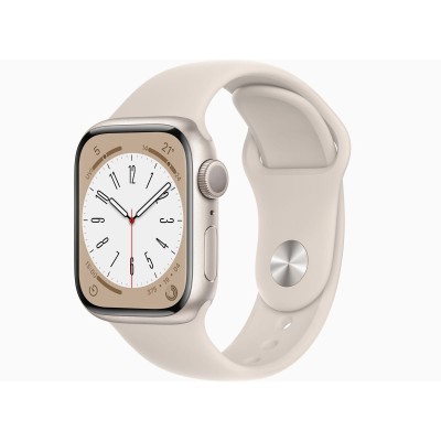 Apple Watch Series 8 45 Mm Cellular Spor Kordon Akıllı Saat Beyaz