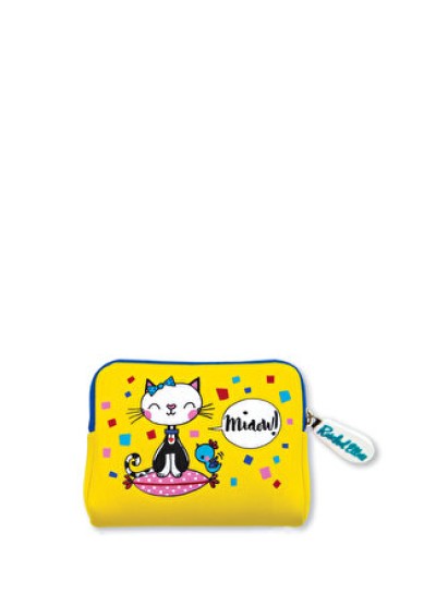 Rachel Ellen Design Kız Çocuk Miaow Cat Mini Cüzdan Sarı