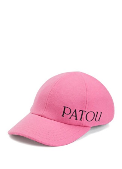 Patou Kadın Pembe Logolu Yün Şapka S