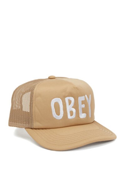 Obey Erkek Bej Logolu Şapka