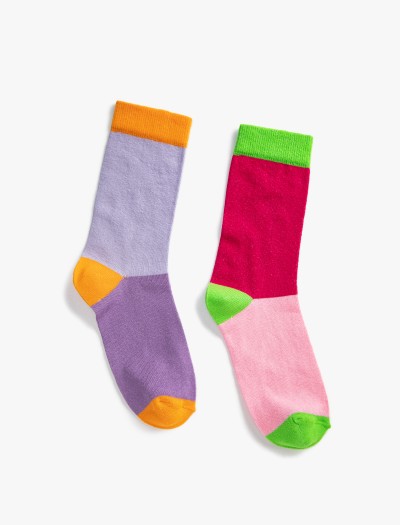 Koton Kadın 2’li Renkli Çorap Paketi